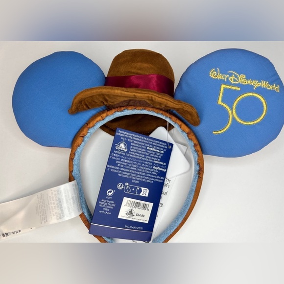 NWT Disney Big Thunder Mountain Mickey Ears Main Attraction Headband WDW 50th - Picture 2 of 10